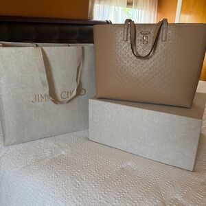 Jimmy Choo Shoulder Tote Bag